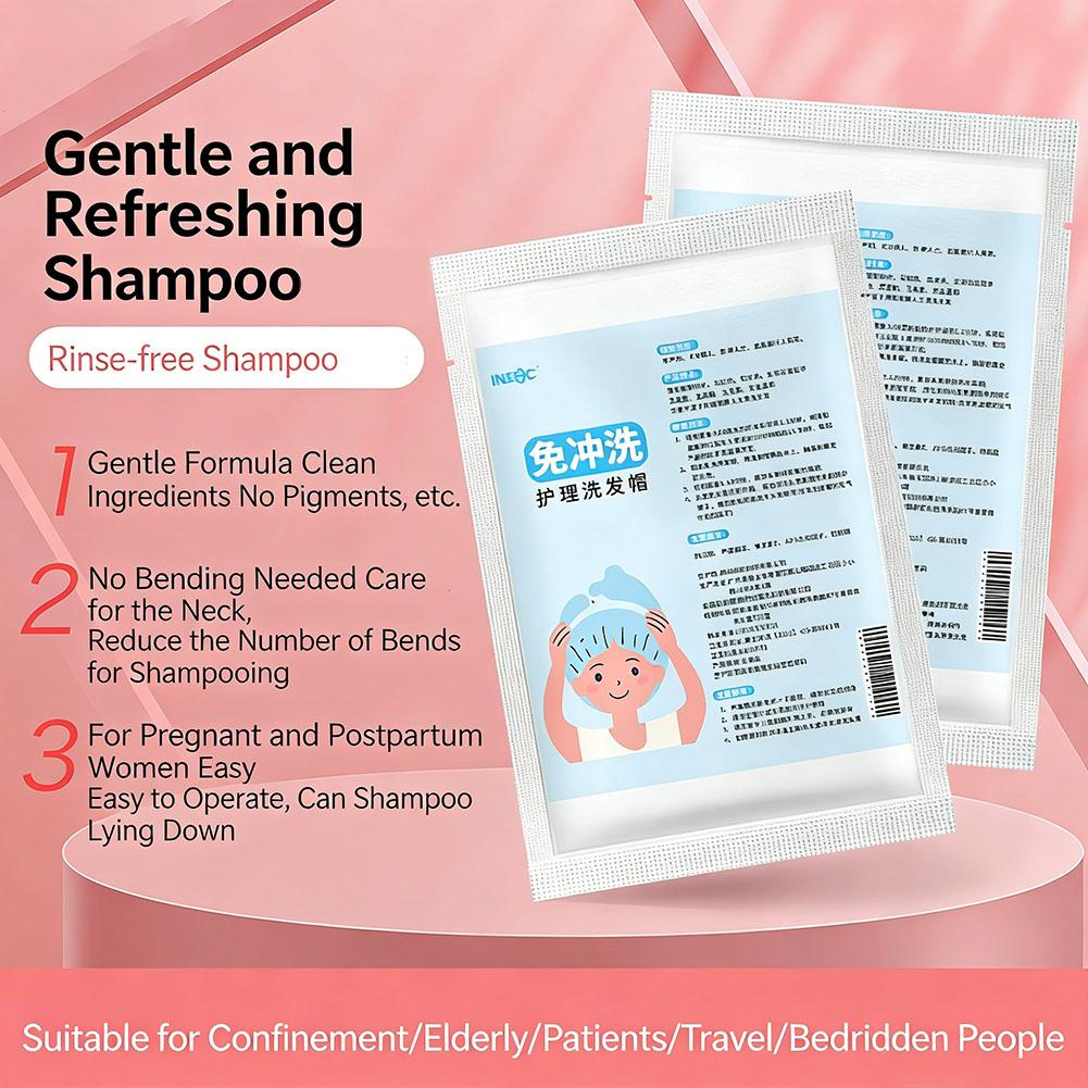 No Rinse Waterless Shampoo Cap - Hair Care Products 评论和价格