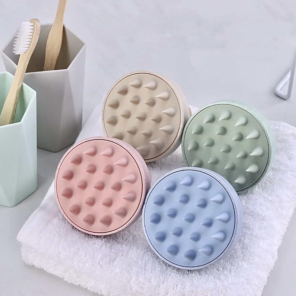 Wheat Straw Silicone Head Wash - Hair Care Dandruff 评论和价格